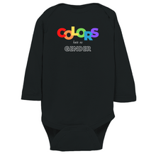 Load image into Gallery viewer, Colors Have No Gender Long Sleeve Bodysuit
