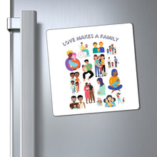 Load image into Gallery viewer, Love Makes a Family Magnet

