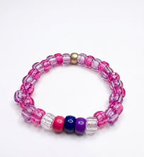 Load image into Gallery viewer, Bisexual Pride Kandi Bracelet
