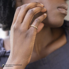 Load image into Gallery viewer, Globular Ring with Fairtrade Certified Gold
