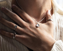 Load image into Gallery viewer, Hammer Finished Band Ring in Rose Gold - Malleable Jewellers
