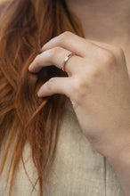 Load image into Gallery viewer, Hammer Finished Band Ring in Rose Gold - Malleable Jewellers
