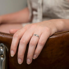 Load image into Gallery viewer, Hammer Finished Band Ring in Sterling Silver - Malleable Jewellers
