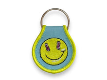 Load image into Gallery viewer, Happy Face Patch Keychain Designed by Puppyteeth
