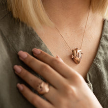 Load image into Gallery viewer, Kimberlite Heart Locket in Rose Gold - Malleable Jewellers
