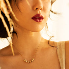 Load image into Gallery viewer, Luxe Nugget Diamond Necklace in Yellow and Rose Gold - Malleable Jewellers

