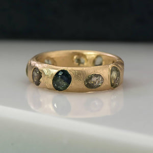 Moss Kimberlite Ring in Yellow Gold - Malleable Jewellers