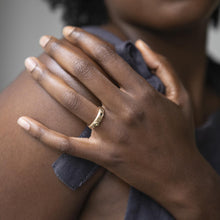 Load image into Gallery viewer, Ocean Kimberlite Ring in Yellow Gold - Malleable Jewellers
