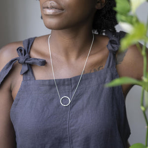 Orbit Necklace in Sterling Silver - Malleable Jewellers