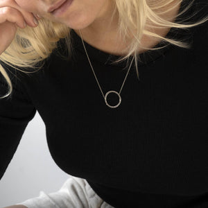 Orbit Necklace in Sterling Silver - Malleable Jewellers