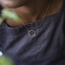 Load image into Gallery viewer, Orbit Necklace in Yellow Gold - Malleable Jewellers
