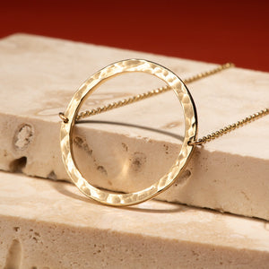 Orbit Necklace in Yellow Gold - Malleable Jewellers