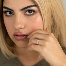 Load image into Gallery viewer, Organic Opal Eternity in Rose Gold - Malleable Jewellers
