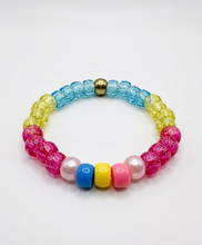 Load image into Gallery viewer, Pansexual Pride Kandi Bracelet

