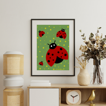 Load image into Gallery viewer, "Ladybug Dance" – Art Print
