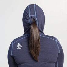 Load image into Gallery viewer, Run Little Monkey bamboo hoodie with pony tail hole

