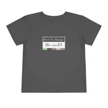 Load image into Gallery viewer, Born to Change the World Toddler T-Shirt
