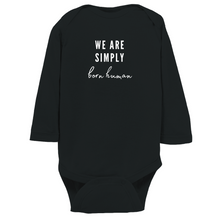 Load image into Gallery viewer, Born Human Long Sleeve Bodysuit

