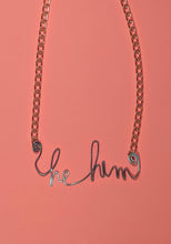 Load image into Gallery viewer, He/Him Talisman Necklace - Blue
