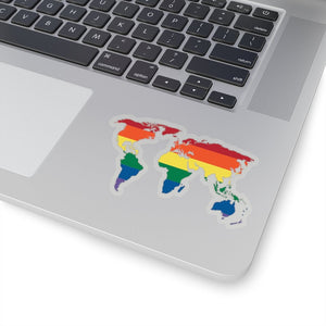 Rainbow World Sticker