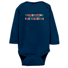 Load image into Gallery viewer, Holidays with my Mommies Long Sleeve Bodysuit
