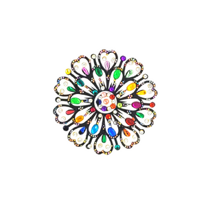 Kaleidoscope Multi-colour gem pasties, nipple covers (2 pcs)