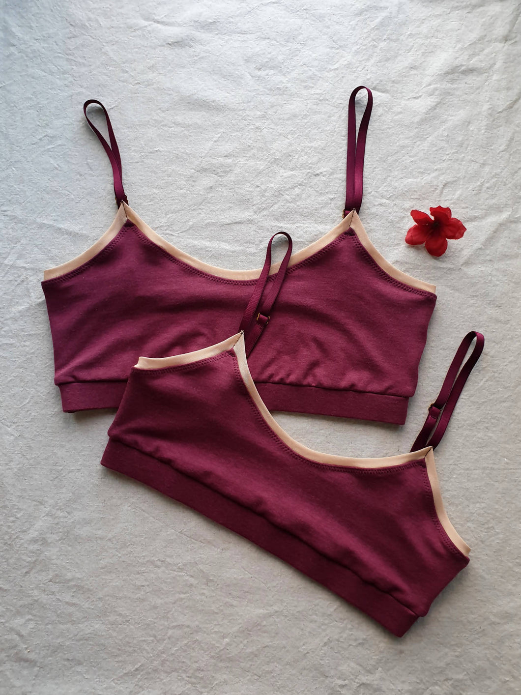 Bralette in Merlot