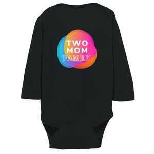 Two Mom Family Long Sleeve Bodysuit