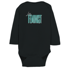 Load image into Gallery viewer, Little Feminist Long Sleeve Bodysuit
