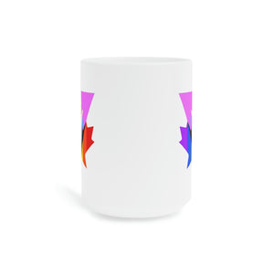 Pink Progress Pride Maple Ceramic Mug 15oz