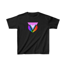 Load image into Gallery viewer, Kids-size Pink Progress Pride Heart Tee
