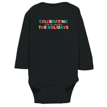 Load image into Gallery viewer, Holidays with my Daddies Long Sleeve Bodysuit
