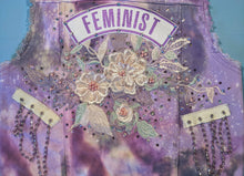Load image into Gallery viewer, Feminist Unisex Vest - Pastel Floral
