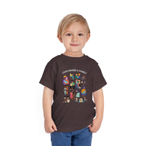 Love Makes a Family Toddler T-Shirt