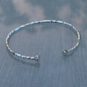 Sterling Silver Fluidity Cuff Bracelet