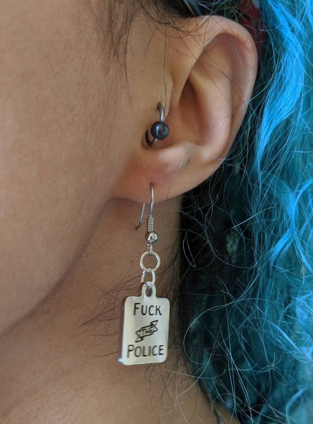 BLM - FTP drop earrings