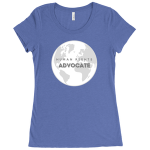 Human Rights Advocate Fitted T-Shirt