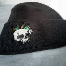 Load image into Gallery viewer, Skull Cat Tail Beanie
