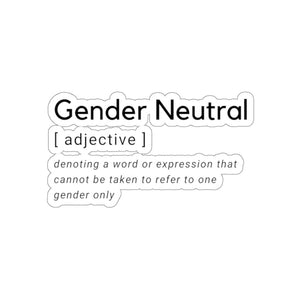 Gender Neutral Sticker