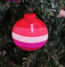 Load image into Gallery viewer, Pride Flag Ornament Handpainted
