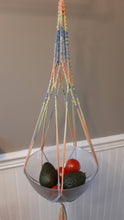 Load image into Gallery viewer, Macrame hanger pastels multicolour
