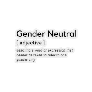 Gender Neutral Sticker