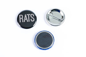 Rats Spread Love Pinback Buttons or Strong Ceramic Magnets