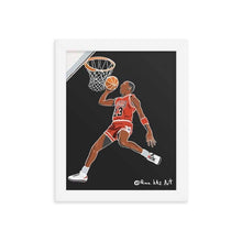 Load image into Gallery viewer, Michael Jordan Jumpan Art Print Giclée
