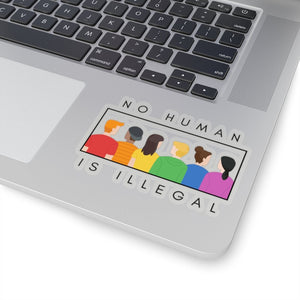 No Human is Illegal Sticker