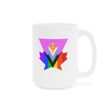 Load image into Gallery viewer, Pink Progress Pride Maple Ceramic Mug 15oz
