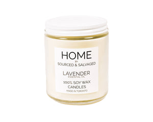 Lavender Soy Wax Candle (ESSENTIAL OIL)