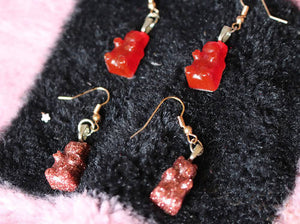 Gummy Bear Earrings- Kawaii Handmade Jewelry