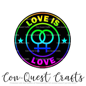 Gay/Lesbian Symbol Stickers