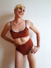 Load image into Gallery viewer, Bralette in Rust Print
